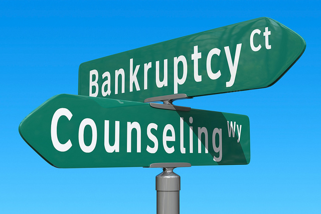 Bankruptcy, counselling, Signs, Crossroads