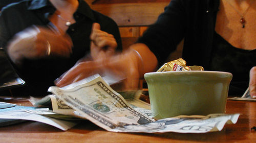 Sharing Money, Table, Tip