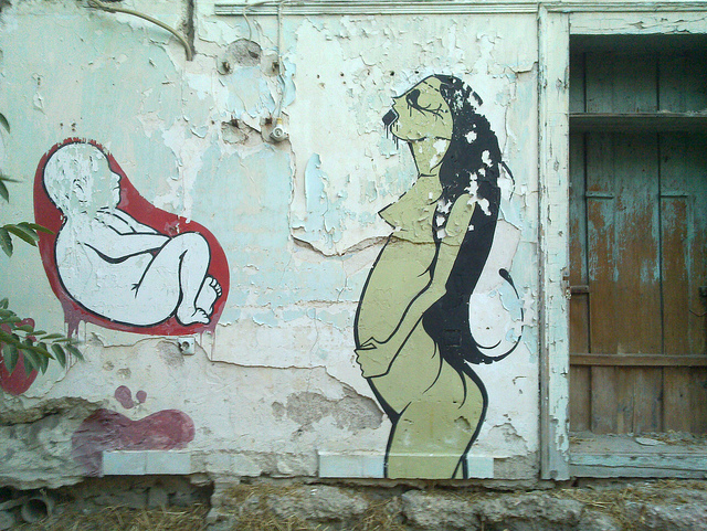 Miscarriage Street Art, Graffiti