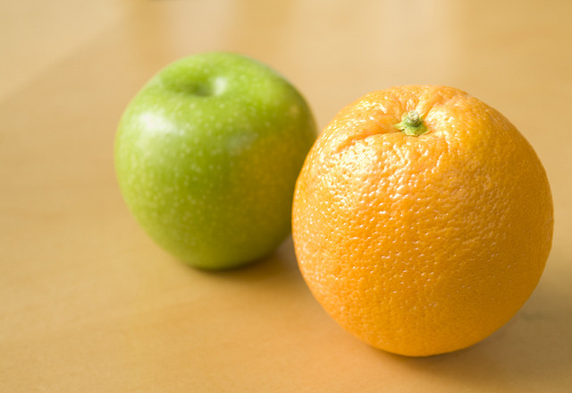 Comparison tools, apples and oranges
